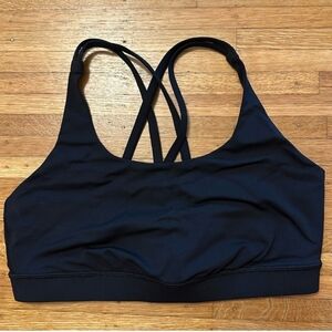 Lululemon Black Sports Bra, size 10.  Great used condition.